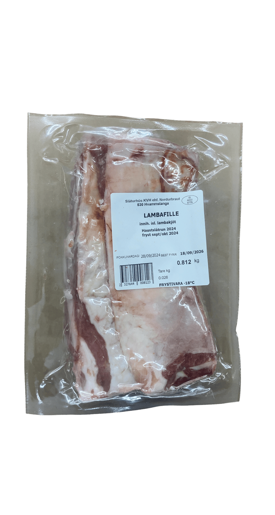 Sláturhús KVH Lambafille 812 g