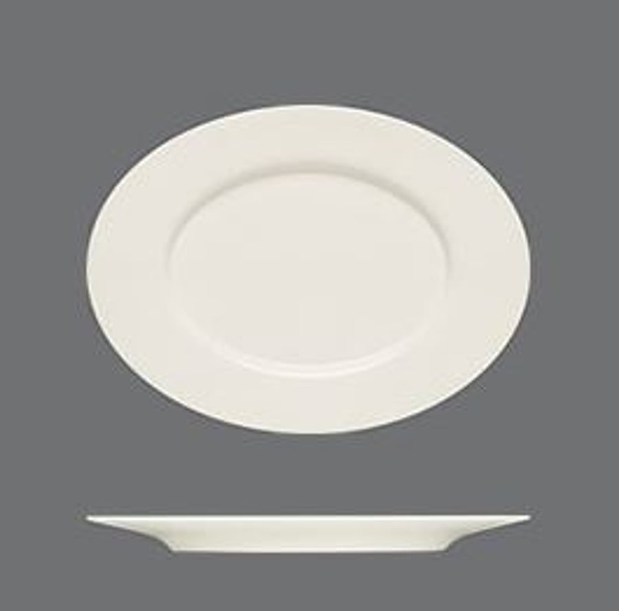 Bauscher Purity sporöskjulaga fat 18 cm