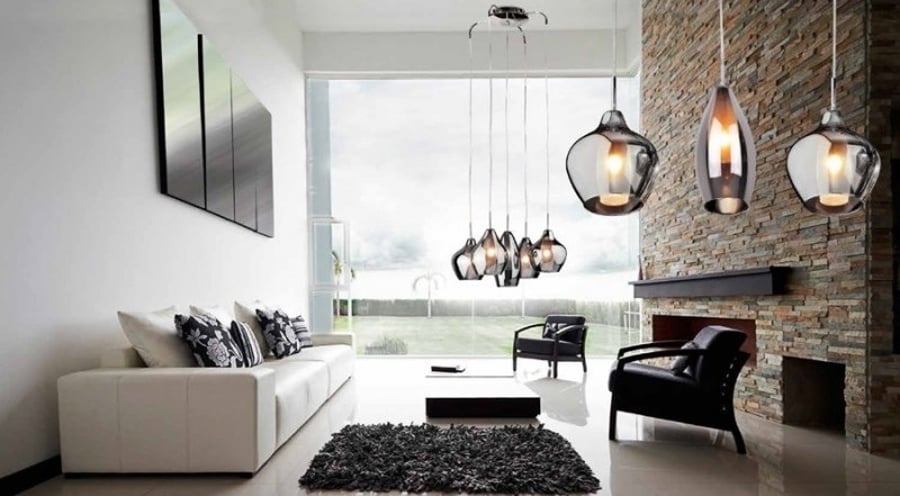 Amber Milano 3 Line Pendant
