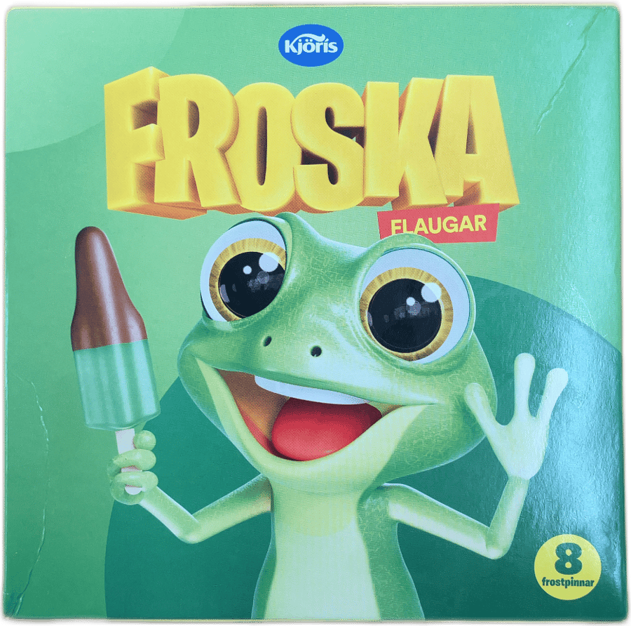 Kjörís Froska Flaugar Frostpinnar 400 ml