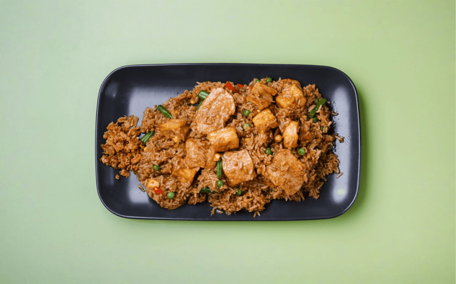 Vegan 02 - Vegan Steikt Hrísgrjón með Teriyaki