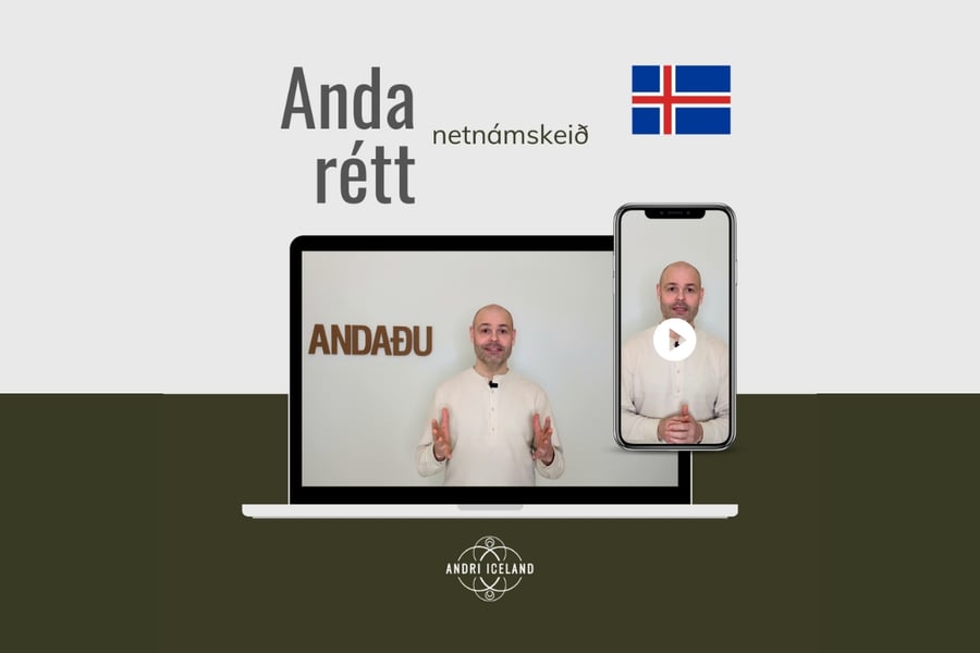 Anda rétt netnámskeið - frá streitu til jafnvægis