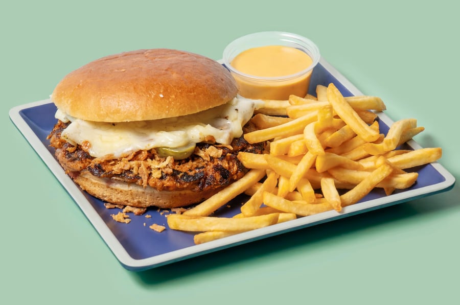 Route 1 BBQ Pulled Pork Burger Combo