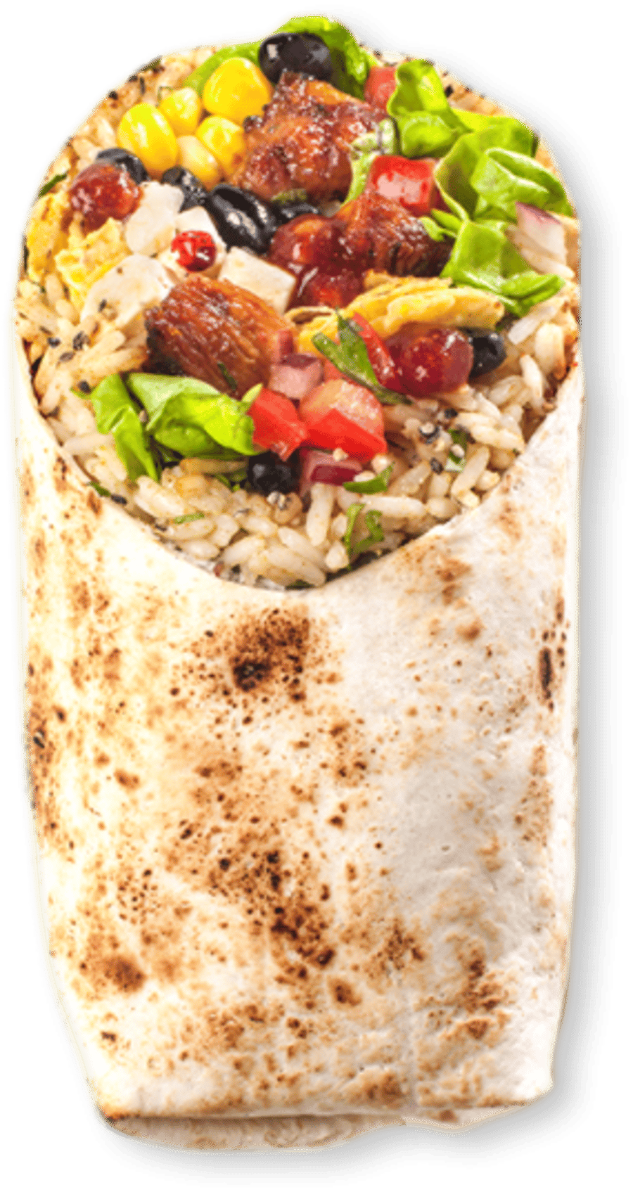 Carne picada burrito