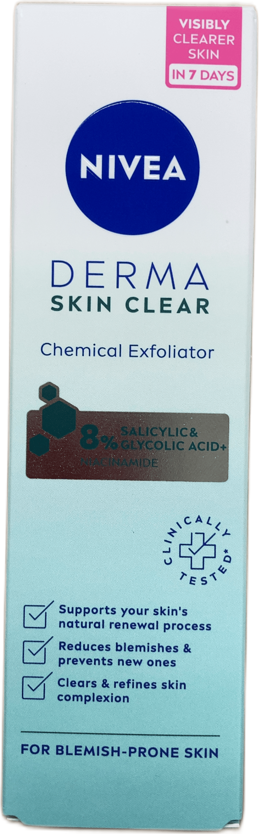Nivea Derma Skin Clear kemísk húðflögnunarvara