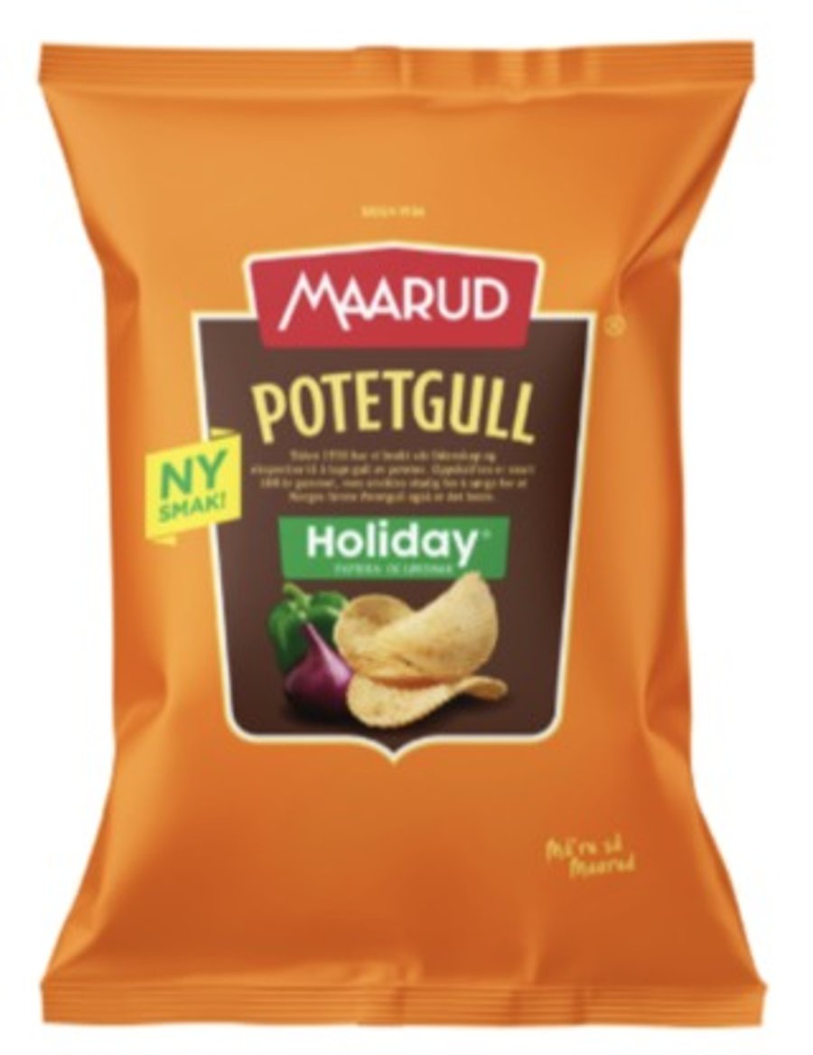 Maarud kartöfluflögur Holiday 200 g