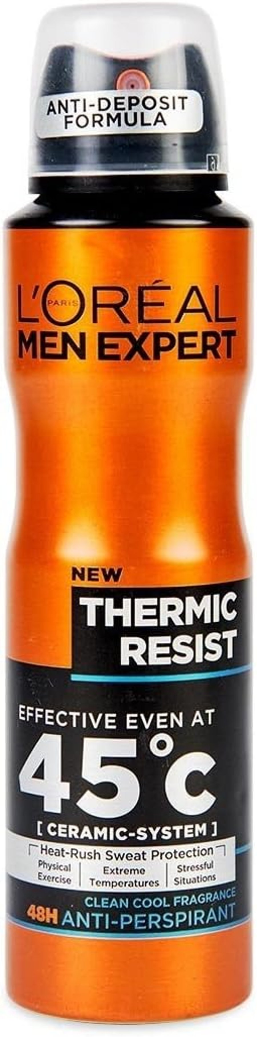 L'Oréal Men Expert Thermic Resest Svitalyktareyðir Spray 150 Ml