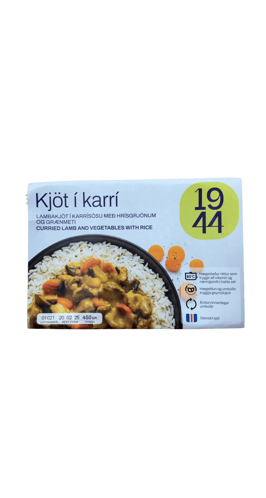 1944 Kjöt í Karrí 450 g