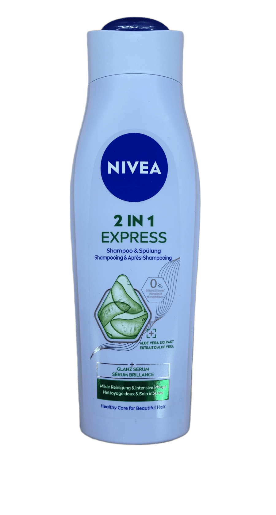 Nivea 2 í 1 Express sjampó og hárnæring með aloe vera 250 ml