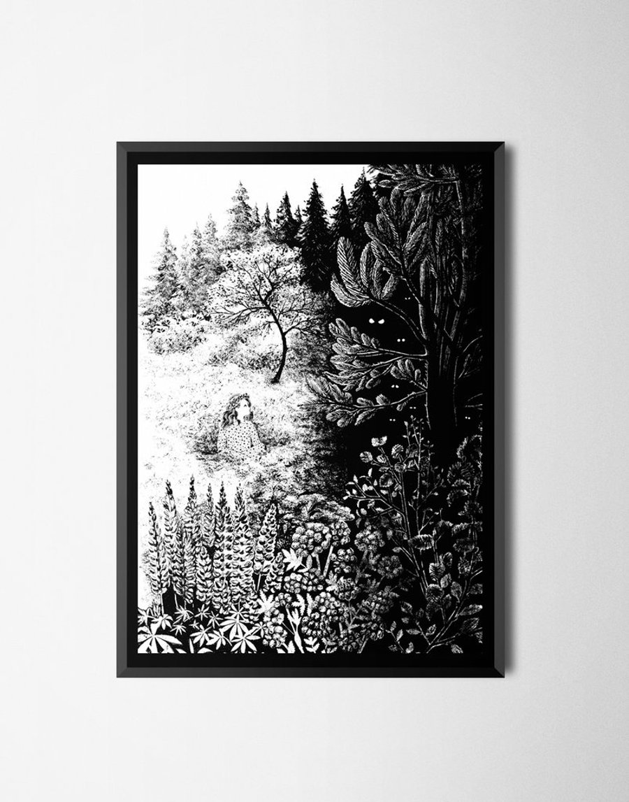 Plakat - Skógur
