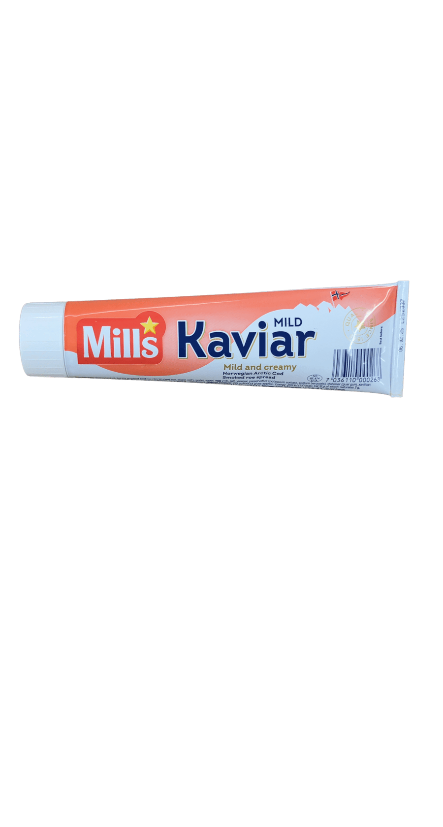 Mills kavíar mildur og rjómakenndur reyktur hrognamauk 175 g