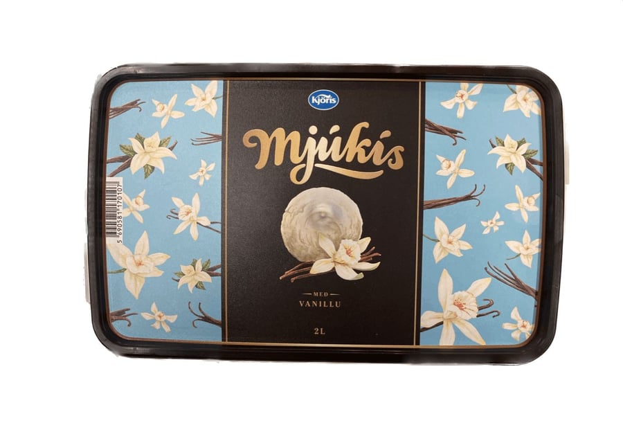 Mjúkís vanilla 2 L