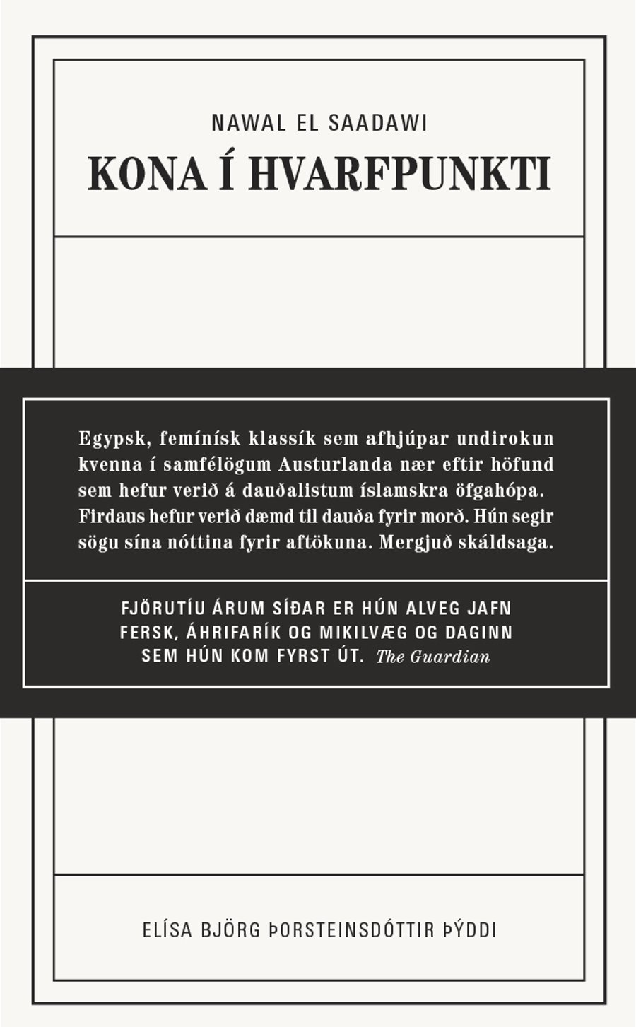 Kona í hvarfpunkti