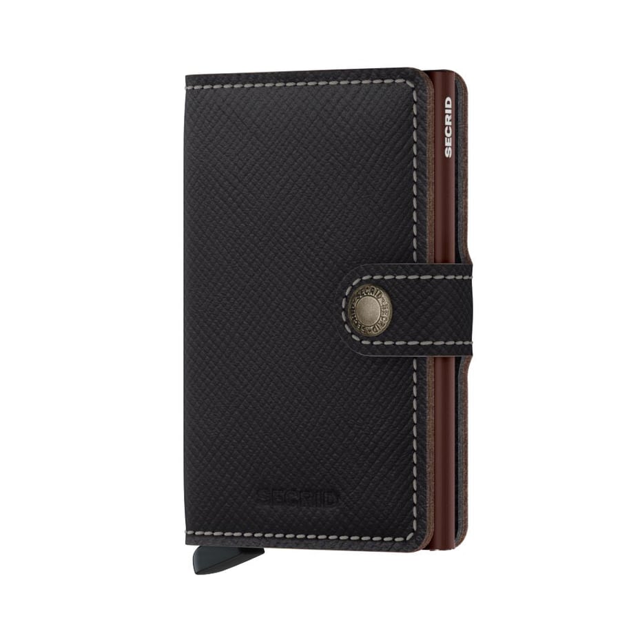 Secrid Miniwallet - Saffiano Brown