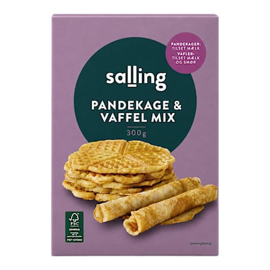 Salling pönnuköku- og vöfflublanda 300 g