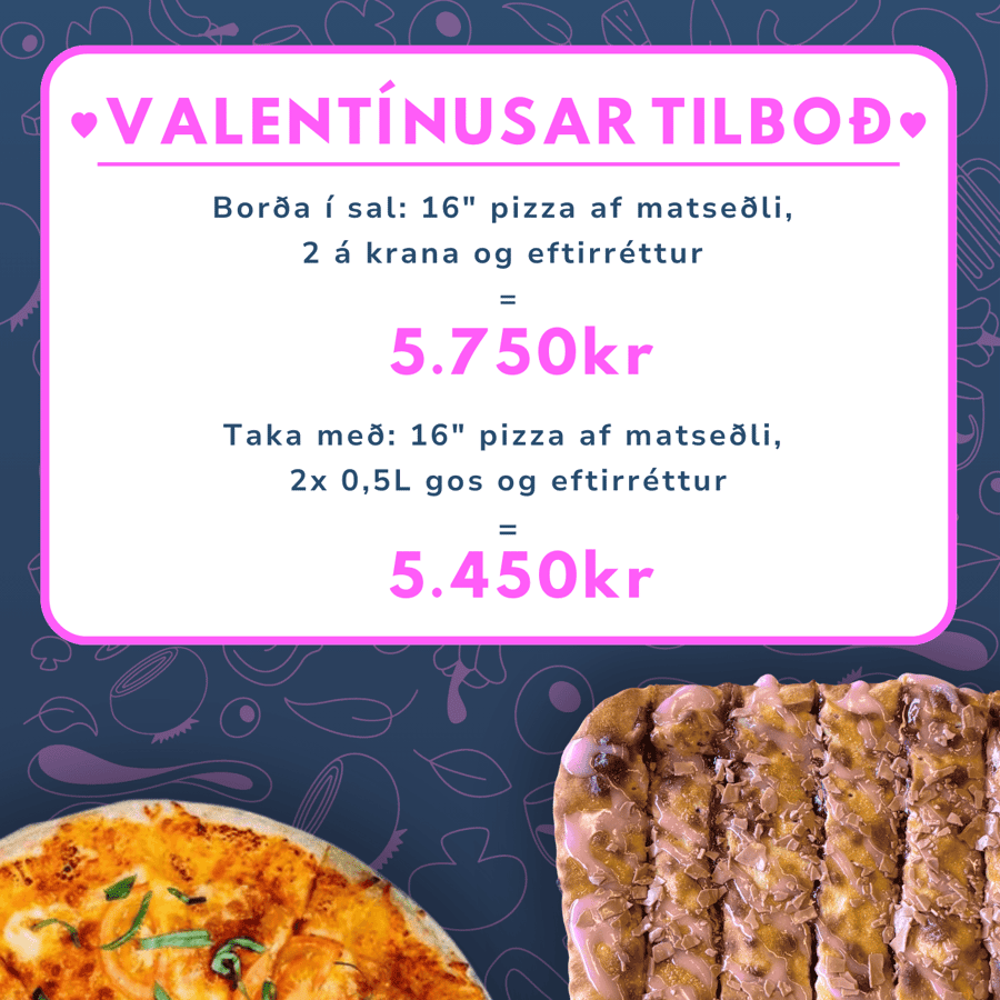 Valentínusartilboð - taka með