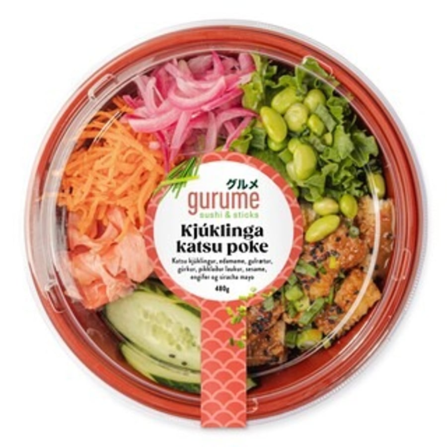 Gurume poke bowl með kjúklingi 500 g