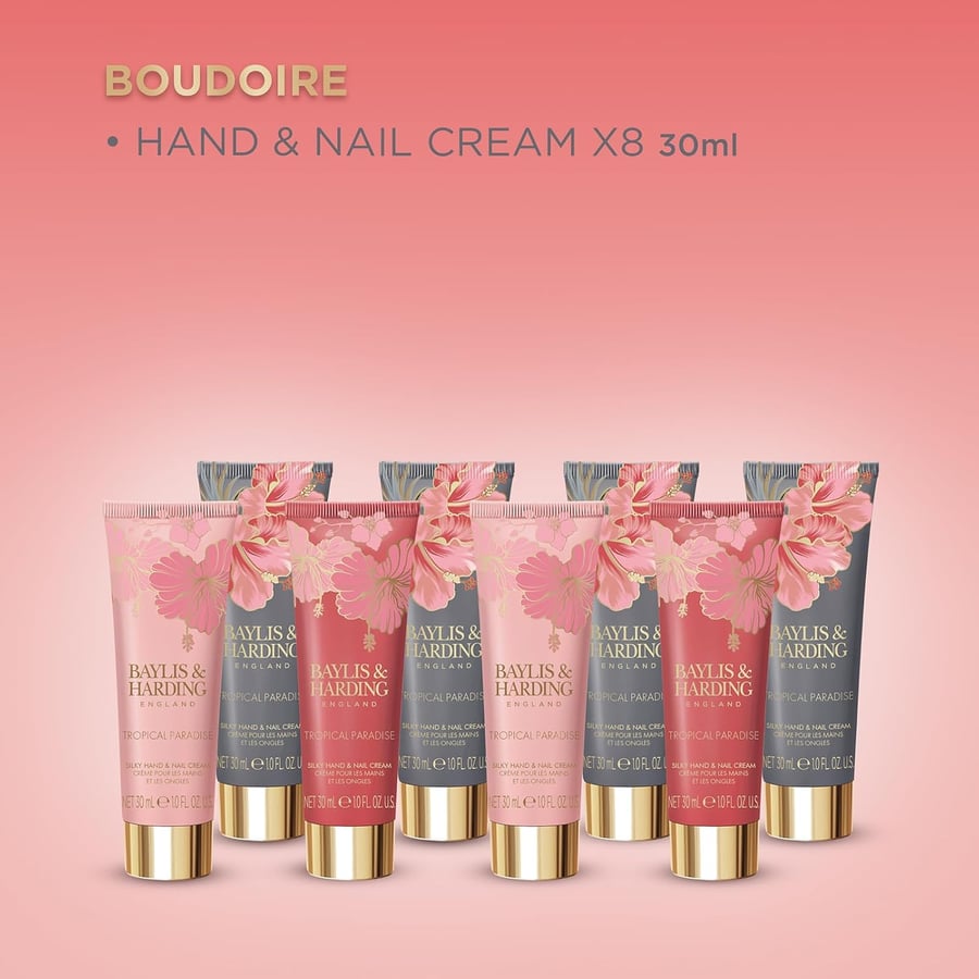 Baylis & Harding Royale Garden Rose, Poppy & Vanilla Lúxus Manicure Gjafasett