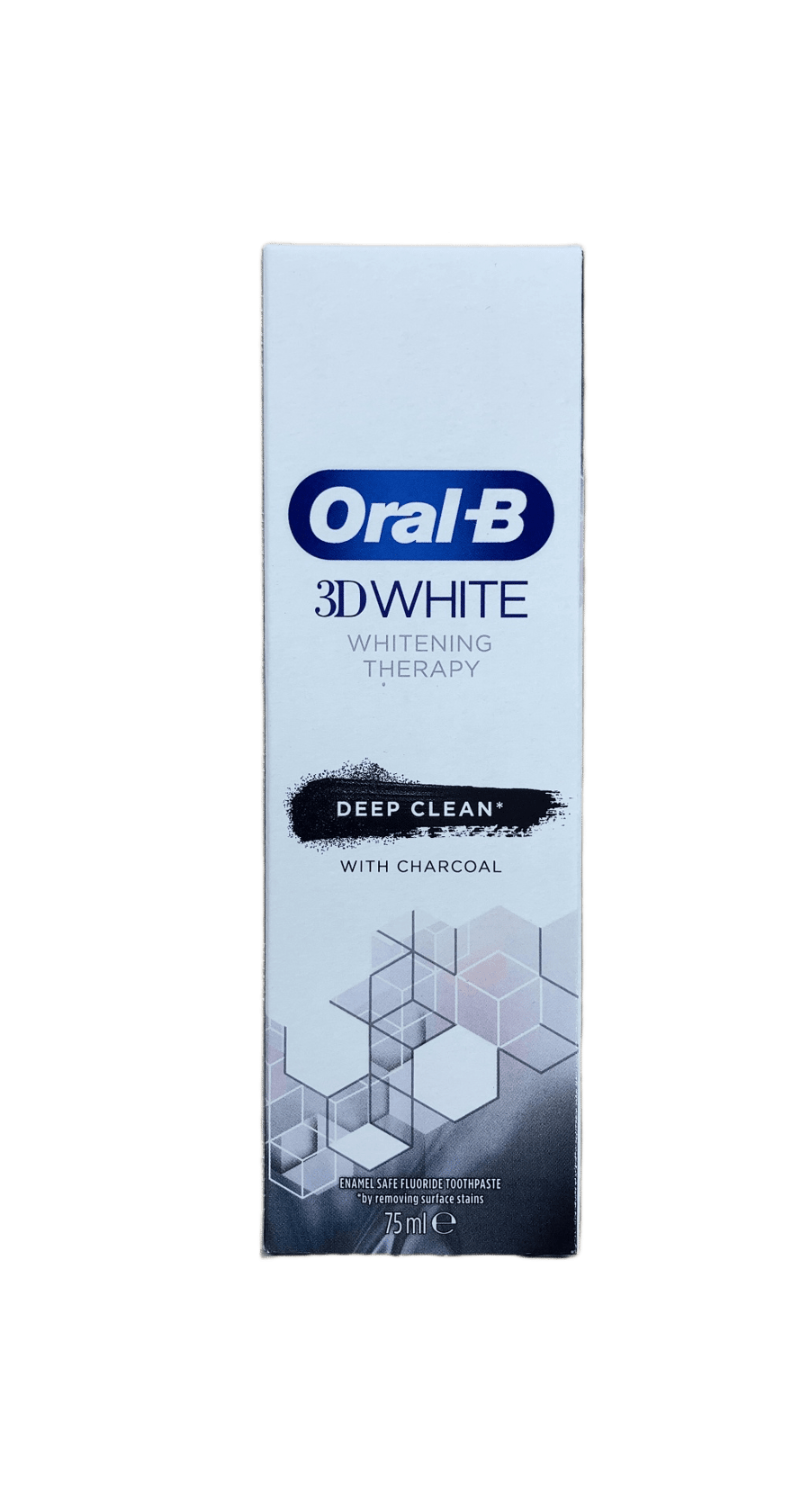 Oral-B 3D White Whitening Therapy Deep Clean tannkrem með kolum 75 ml
