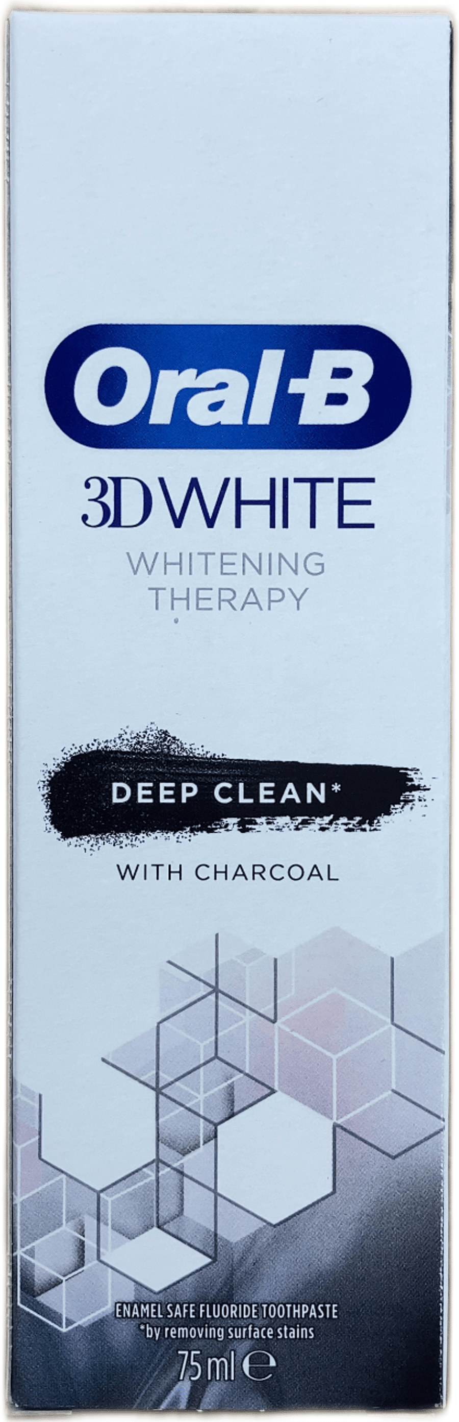 Oral-B 3D White Whitening Therapy Deep Clean tannkrem með kolum 75 ml