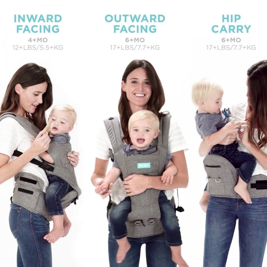 Moby Hip Carrier – Grár