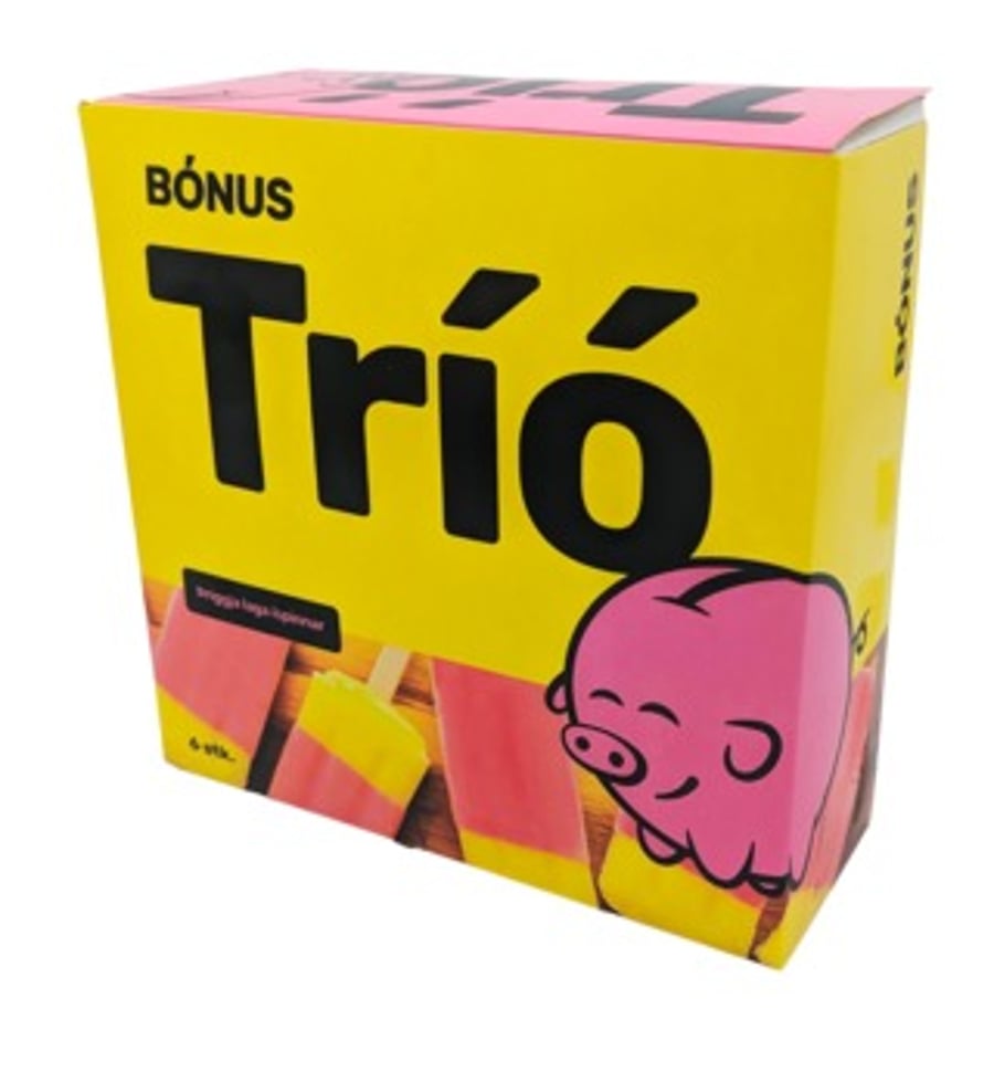 Bónus Tríó íspinnar 6 stk.