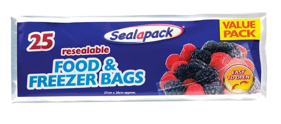 Seal-A-Pack Matar og frystipokar 25 stk í pakka