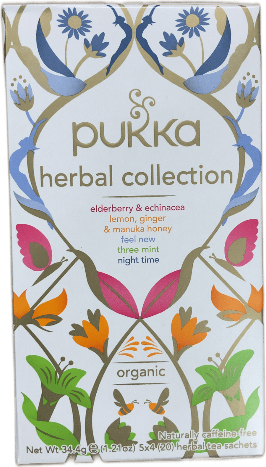 Pukka jurtasafn, lífrænt jurtate 34,4 g