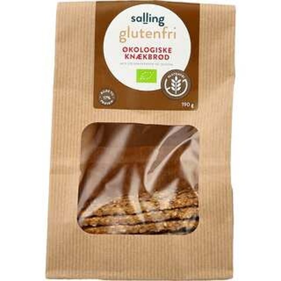 Salling lífrænt glútenlaust hrökkbrauð 190 g