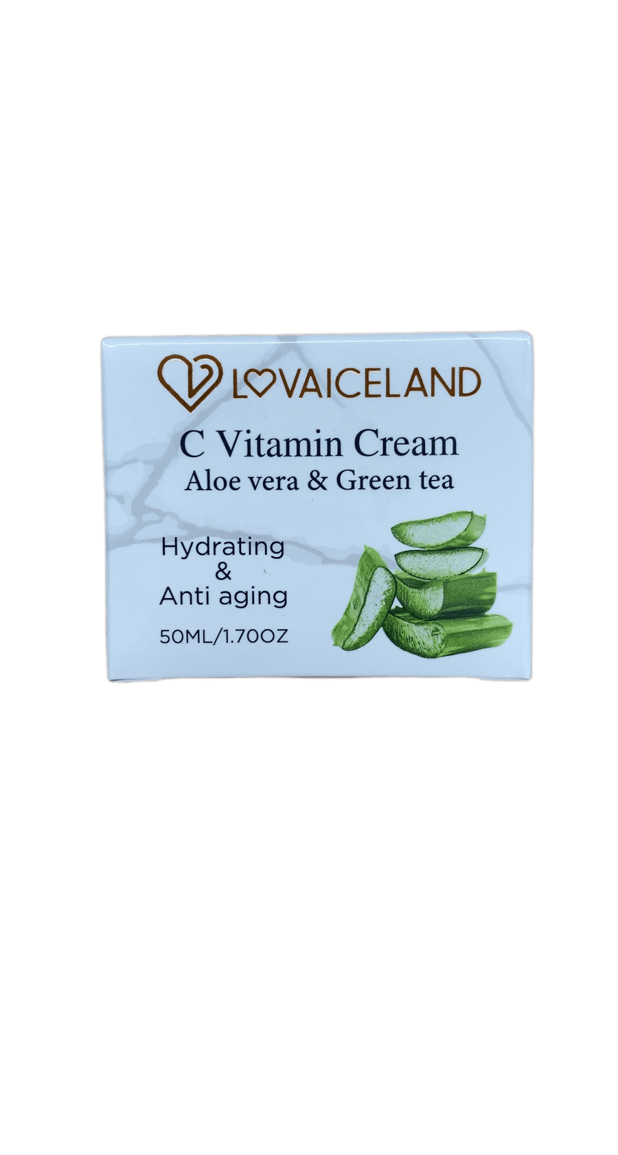 Lovaiceland C-vítamín krem með aloe vera og grænu tei 50 ml