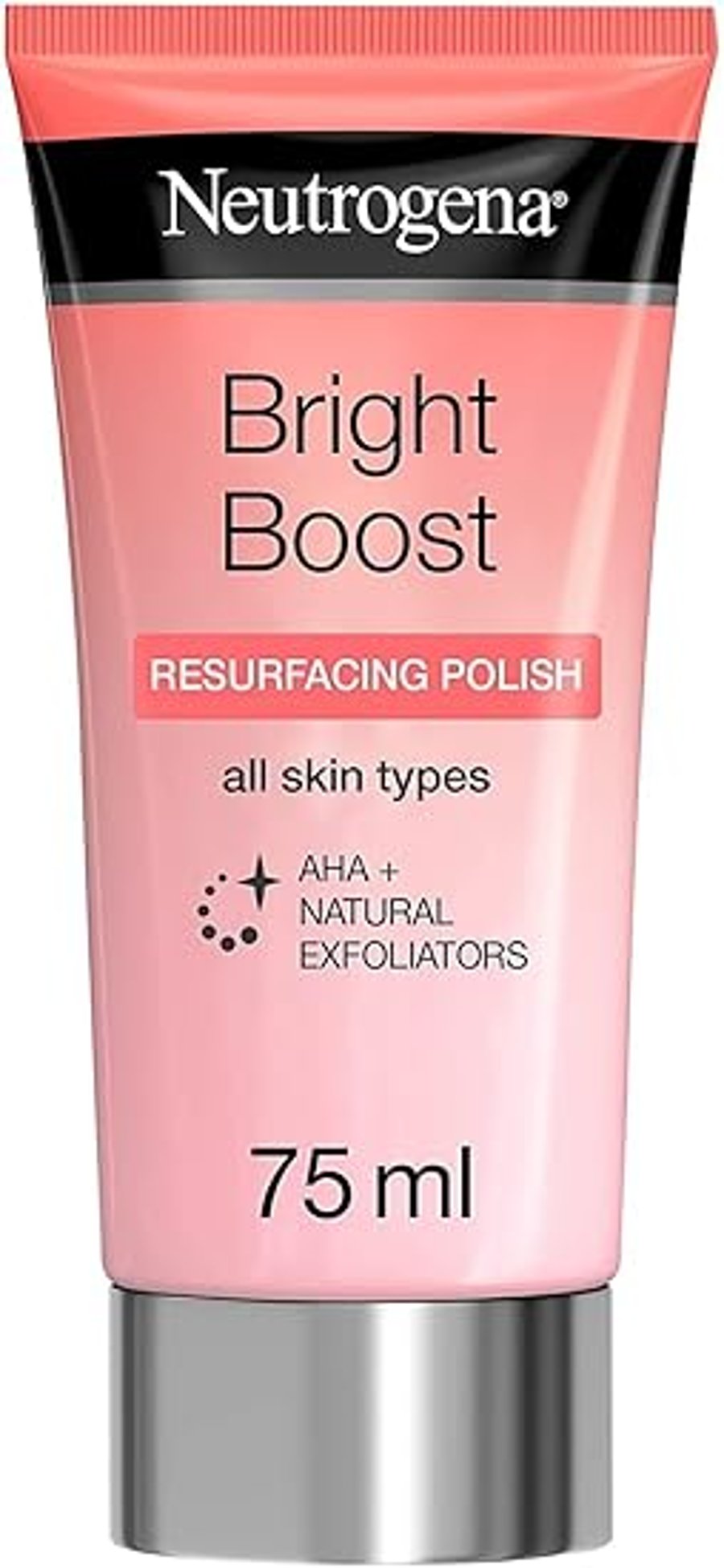 Neutrogena Bright Boost Resurfacing Micro Polish Facial Andlitsskrúbbur með Glycolic og Mandelic AHAs 75 ml