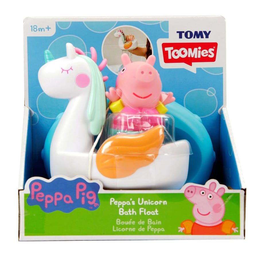 Tomy baðdót Peppa pig á einhyrningi