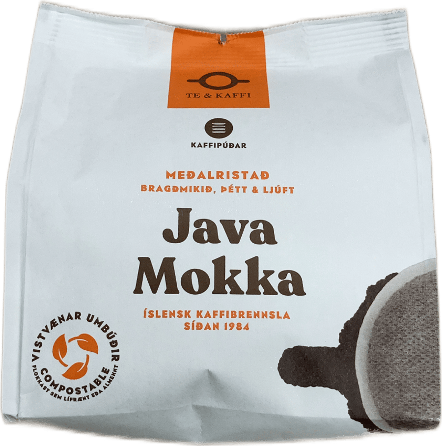 Te & Kaffi Java Mokka Kaffipúðar 124 g