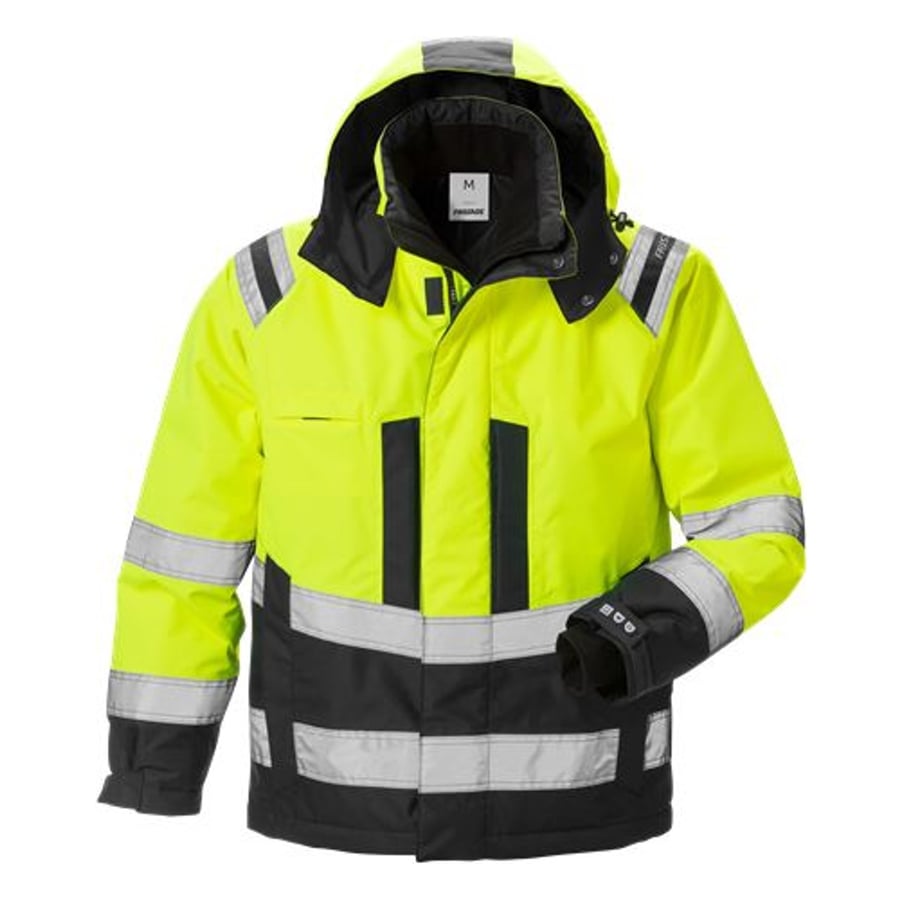 Fristads Airtech vetrarjakki HiViz gulur/svartur