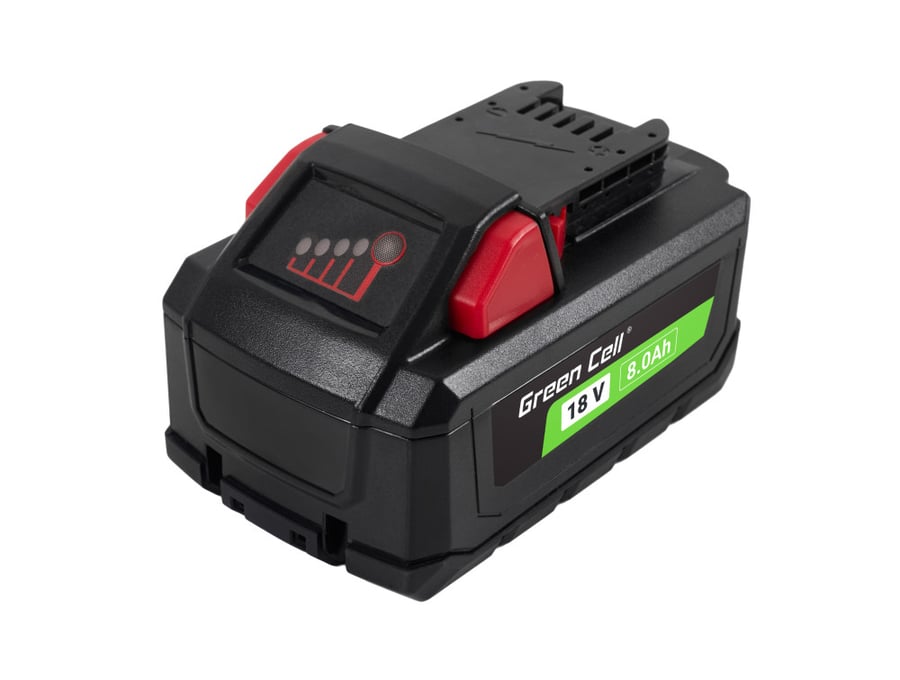 Green Cell 18V 8Ah rafhlaða fyrir Milwaukee M18 - nú á 20% afslætti!