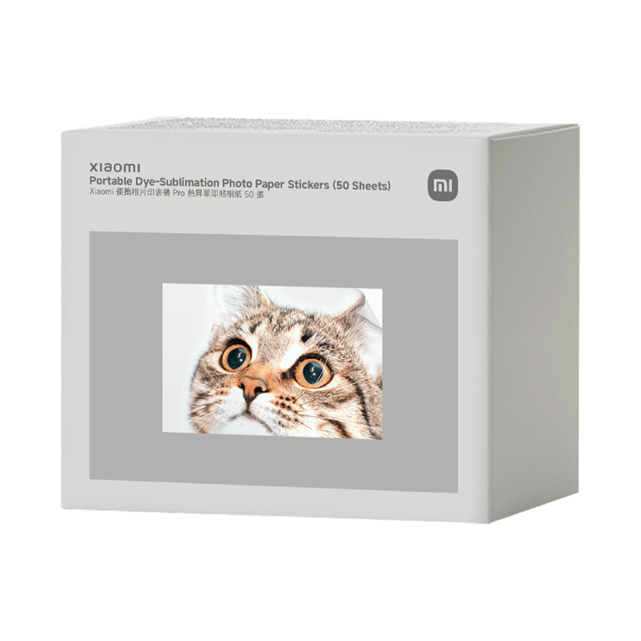 Xiaomi Dye-Sublimation Paper - 50 blöð m. límbaki