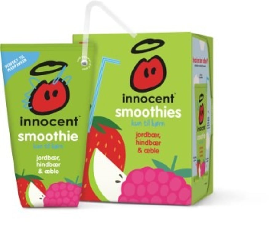 Innocent Kids jarðarber, hindber og epli 150 ml