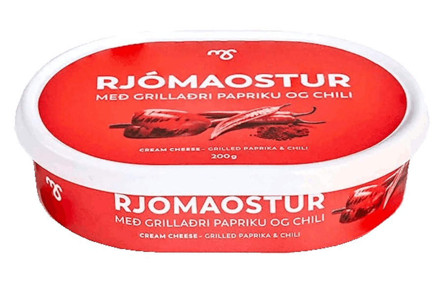 Rjómaostur 200 gr paprika og chilli