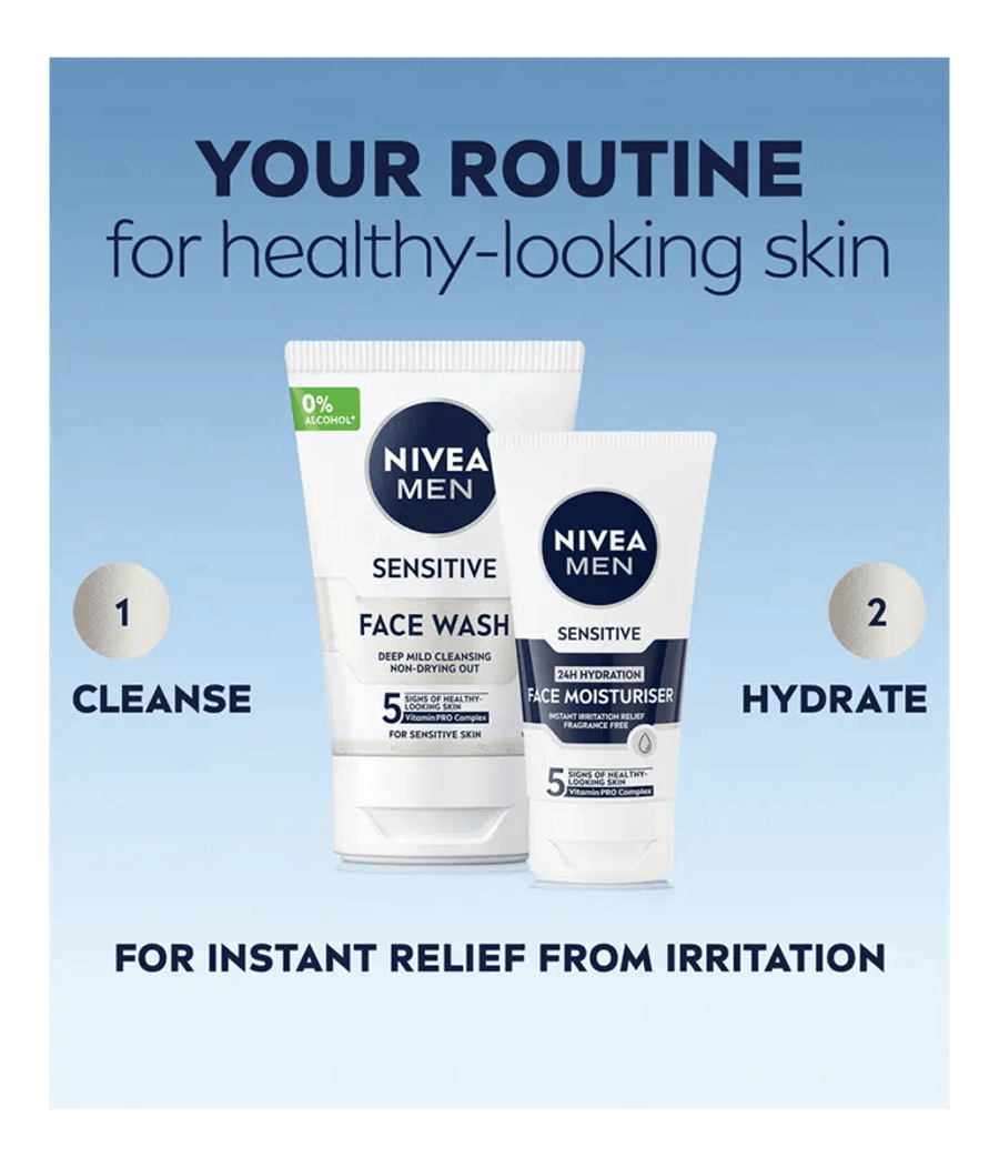 Nivea Men Rakakrem fyrir viðhvæma húð 75ml
