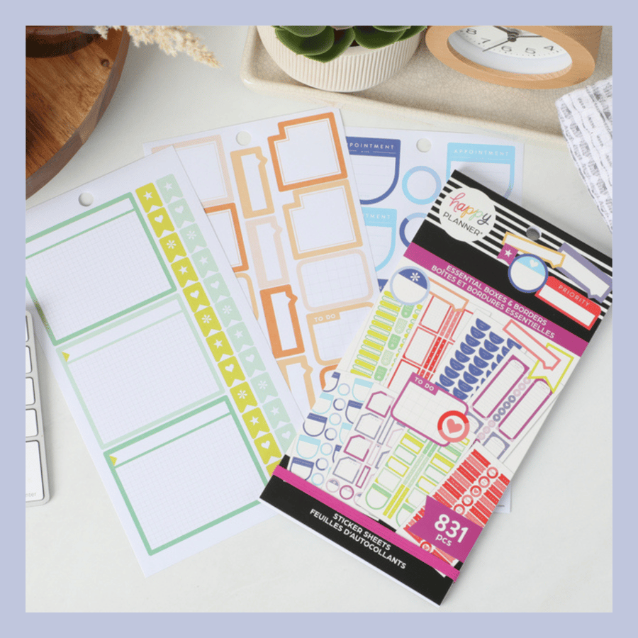 The Happy Planner límmiðar – Dálkar og listar