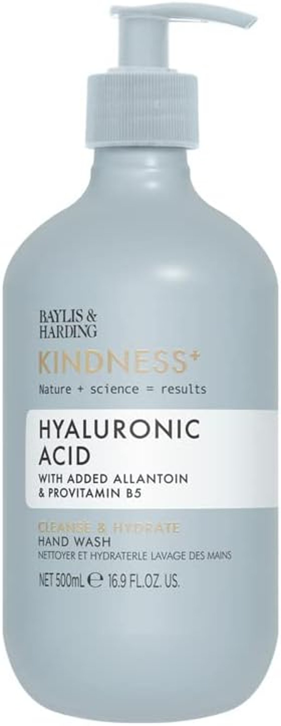 Baylis & Harding Kindness + Plant Hyaluronic Acid, 500 ml Cleanse & Hydrate Hand Sápa