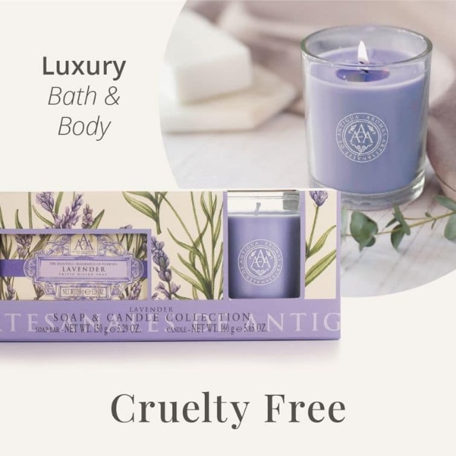 Aromas Artesanales de Antigua Lavender Gjafa- og dekursett 150 gr