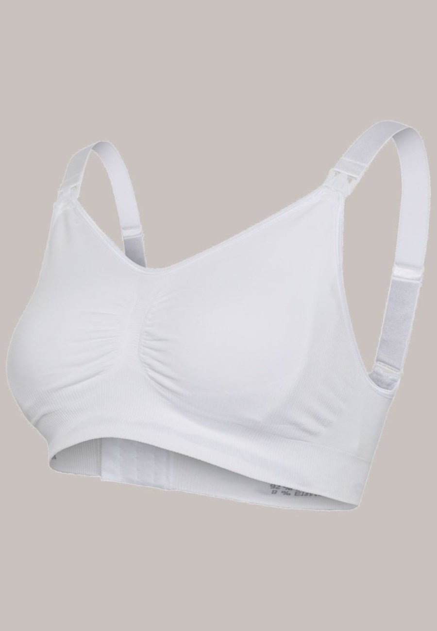 Carriwell Seamless Padded Bra White