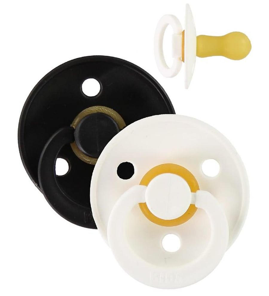 BIBS Colour Black/White Size 1 2pk