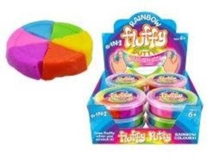 Rainbow fluffy slime 168 g