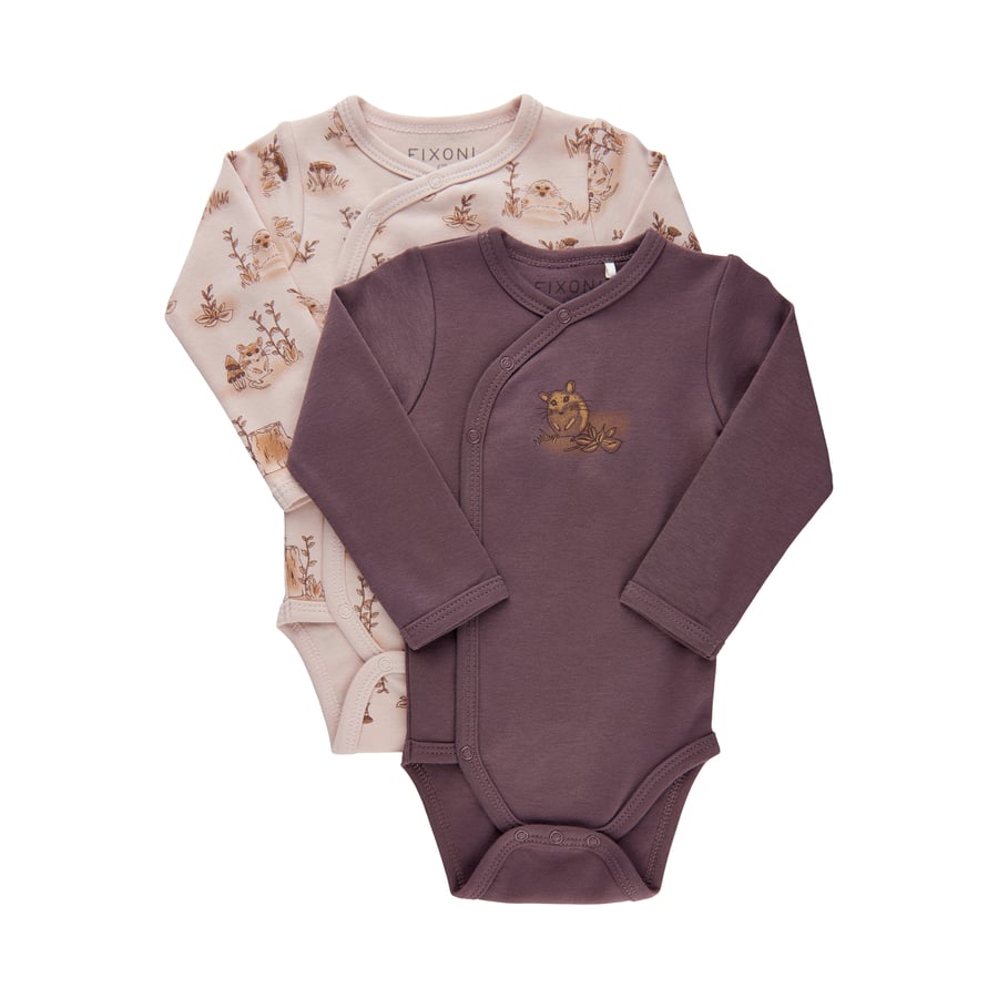 Fixoni Wrap samfellur Hushed violet 2pk