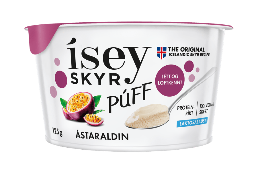 Ísey skyr Púff ástaraldin 125 g