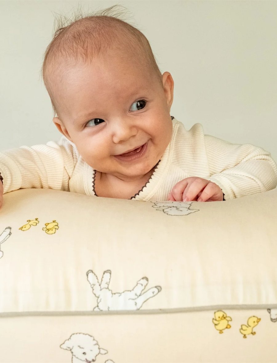 Moon nursing pillow sateen – Tiny friends
