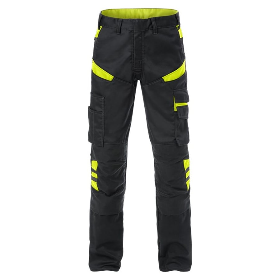 Fristads Coro service buxur svartar/HiViz gular