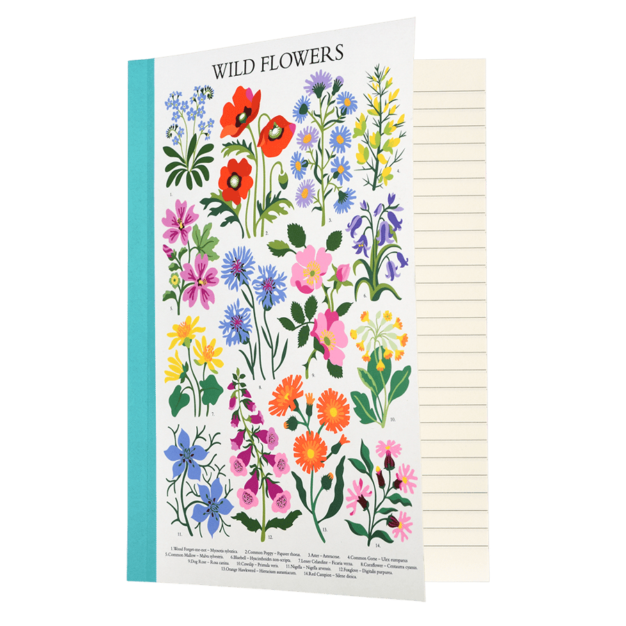 Stílabók - Wild Flowers A5 Notebook